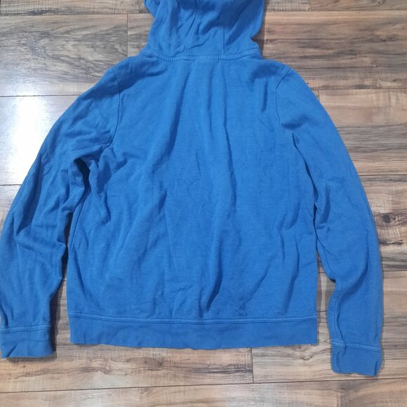 Nike Sportswear Women’s Blue Funnel Neck Hoodie Size Medium Pullover Sweatshirt - Picture 3 of 3